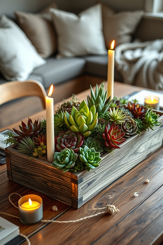 succulent centerpiece arrangements display