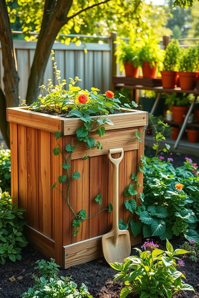 sustainable composting garden solution