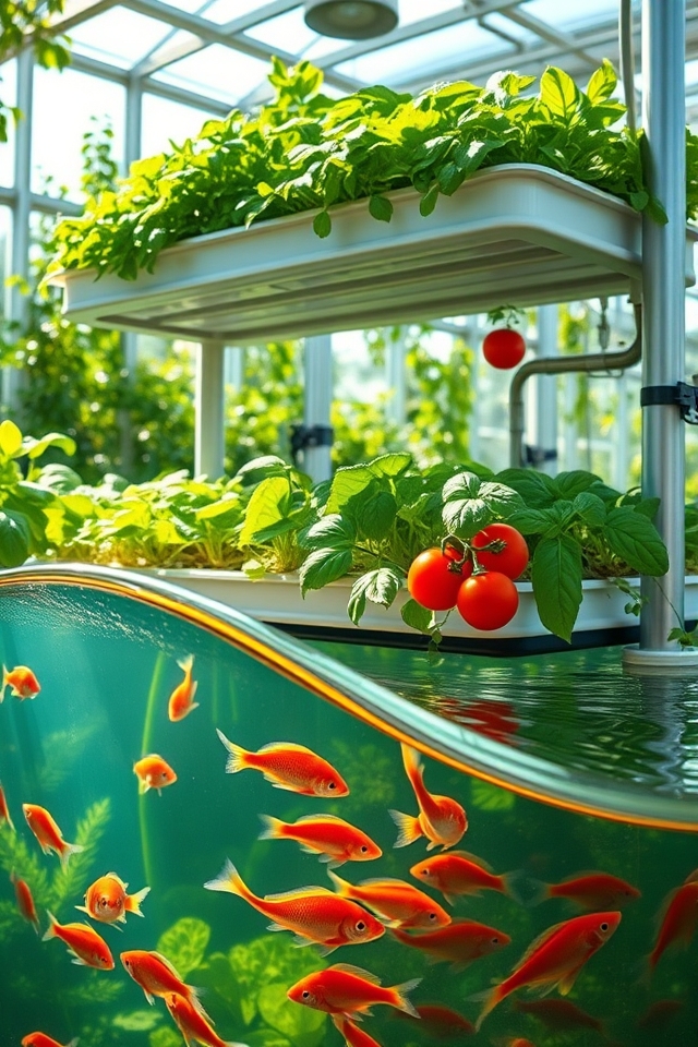 sustainable fish plant ecosystem