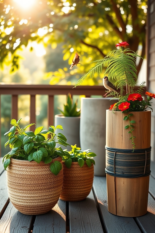 sustainable gardening with eco friendly planters