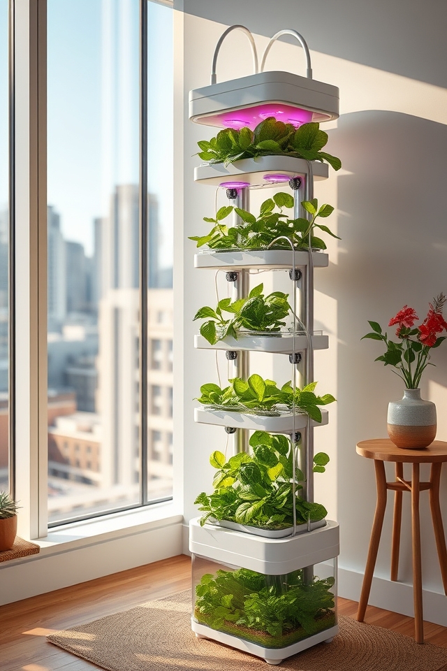 sustainable home hydroponic growth