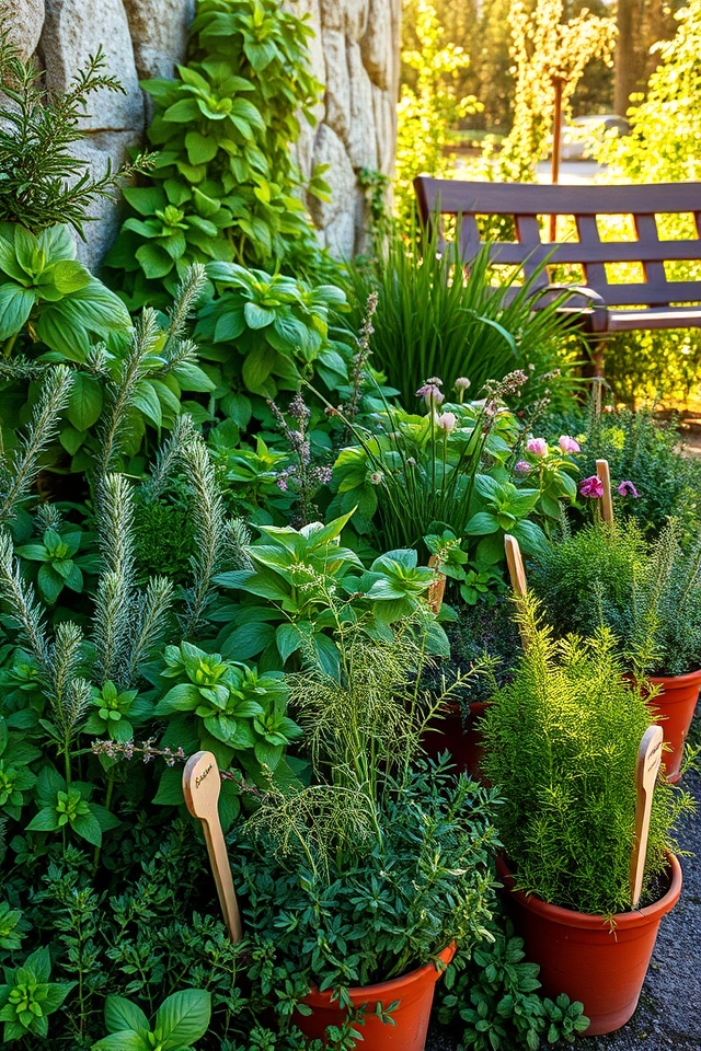 sustainable perennial herb gardening
