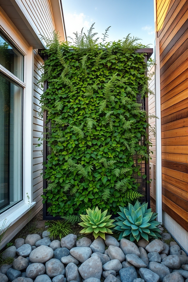 sustainable vertical garden barriers