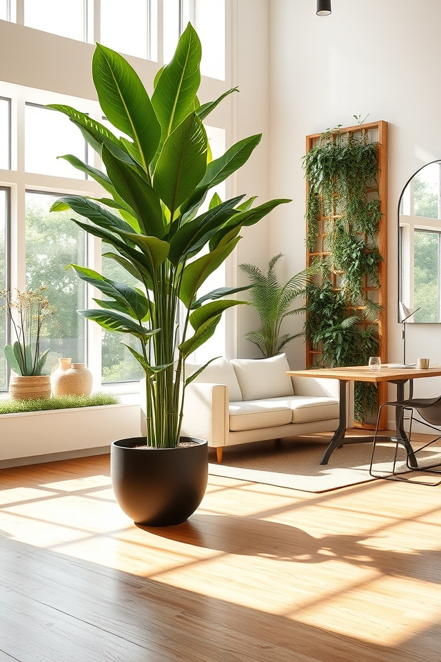tall leafy plant dividers