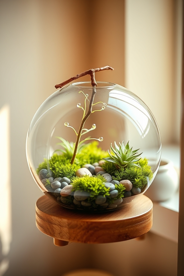 terrariums for narrow spaces