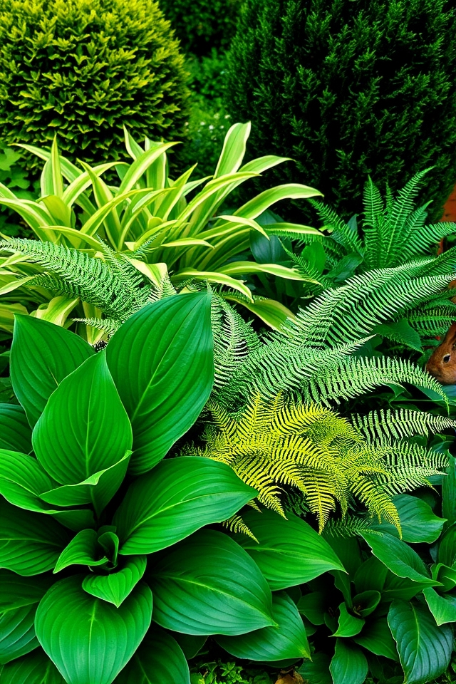 textured foliage garden layering
