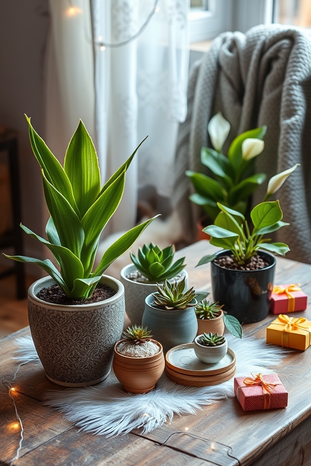 thoughtful indoor plant gifts