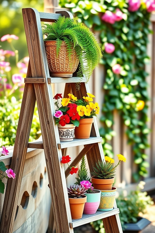 tiered plant display design
