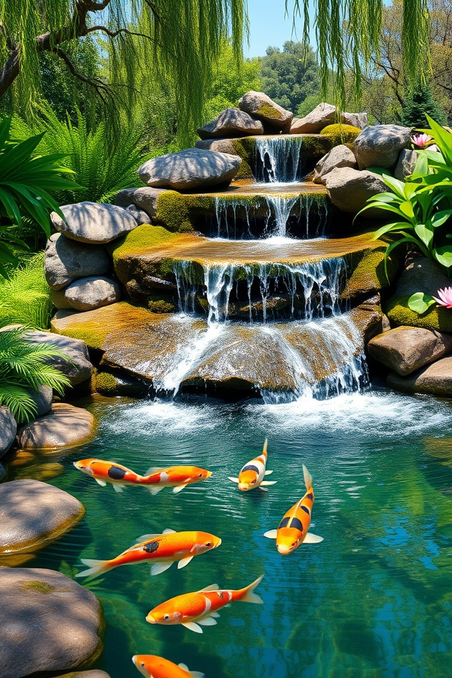 tiered waterfall dynamic flow