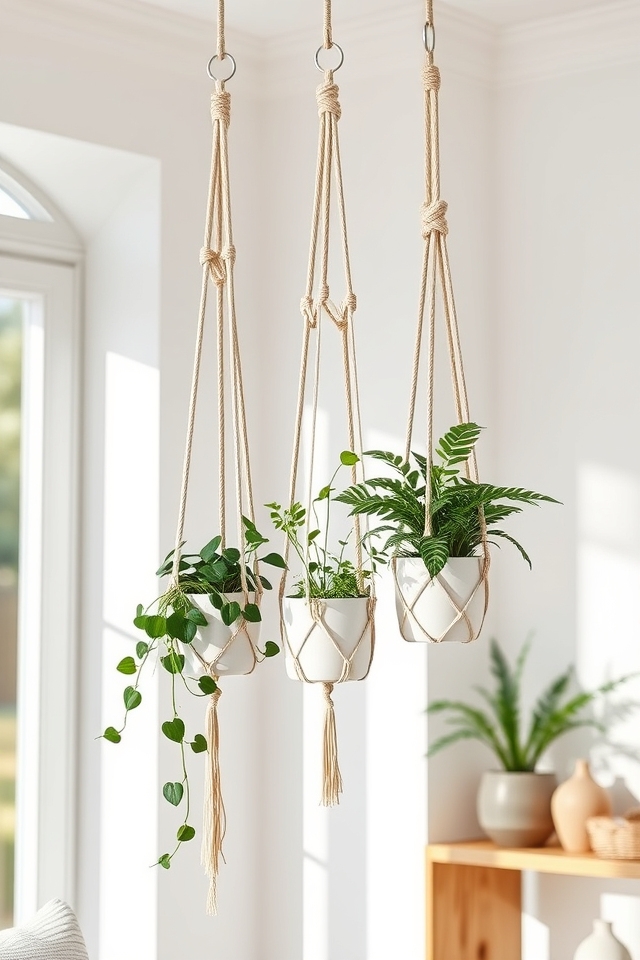 timeless bohemian plant hangers
