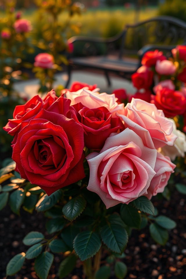 timeless elegant rose blooms