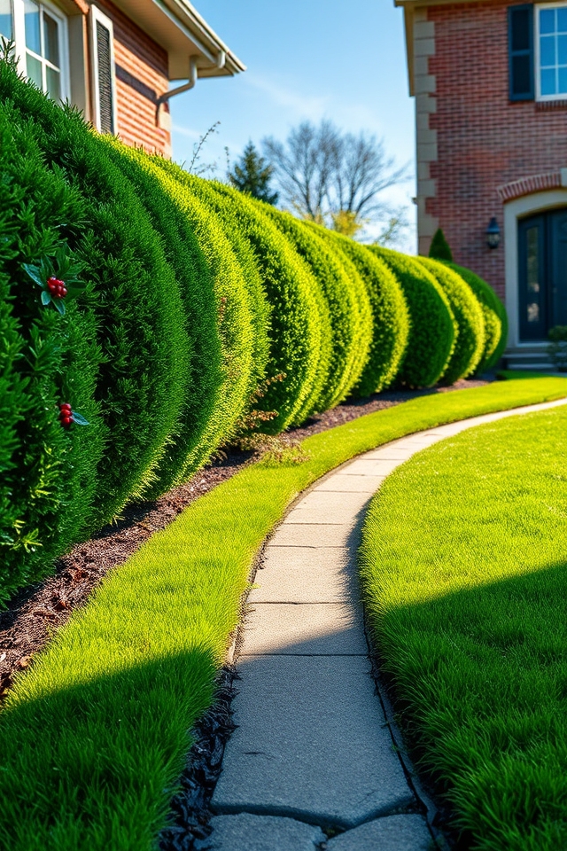 timeless evergreen borders appeal