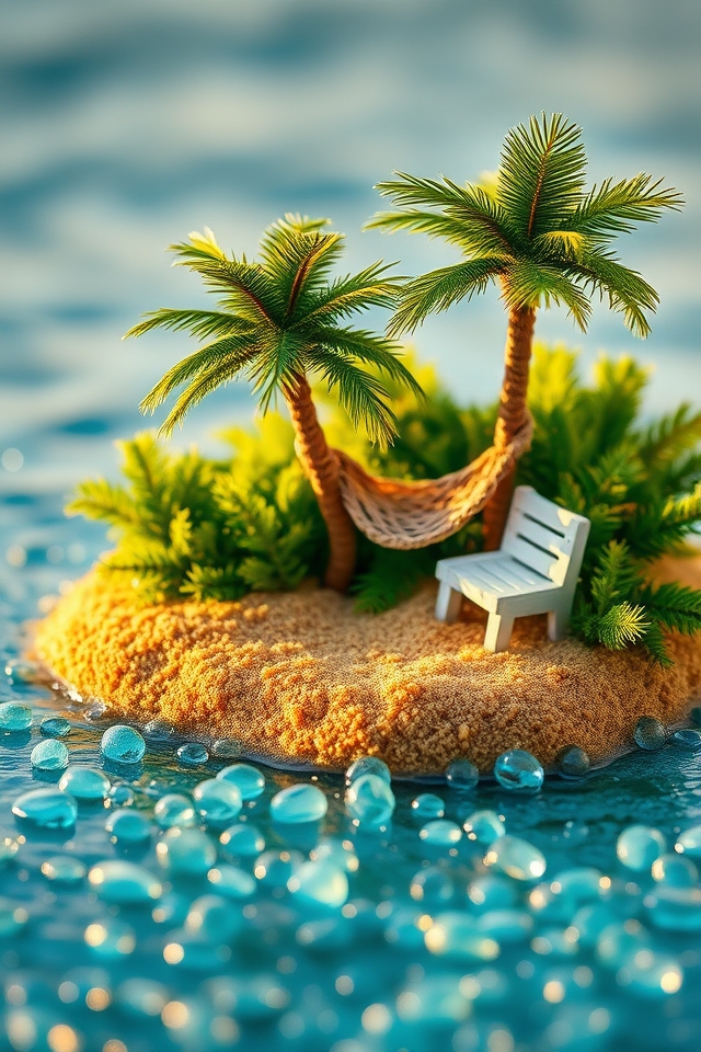 tiny tropical island getaway