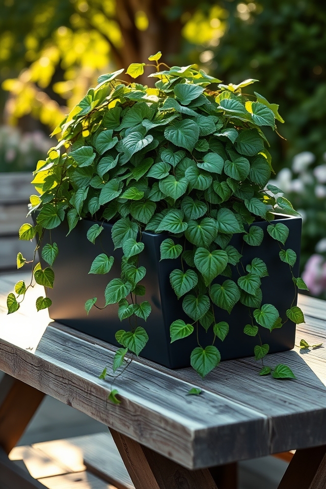 trailing ivy cascading beauty