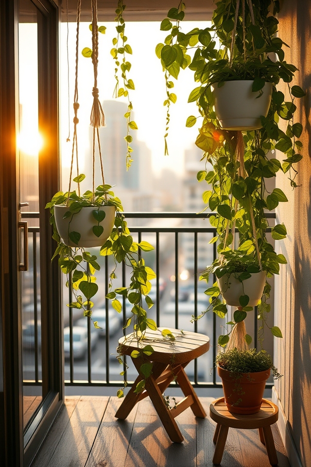 trailing vines natural curtain