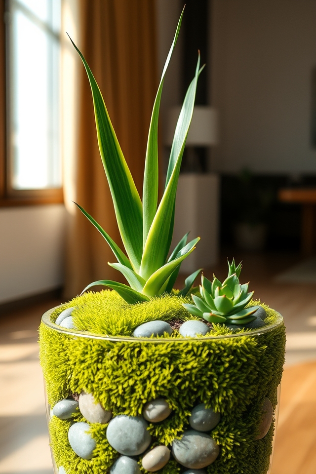 tranquil zen garden arrangement