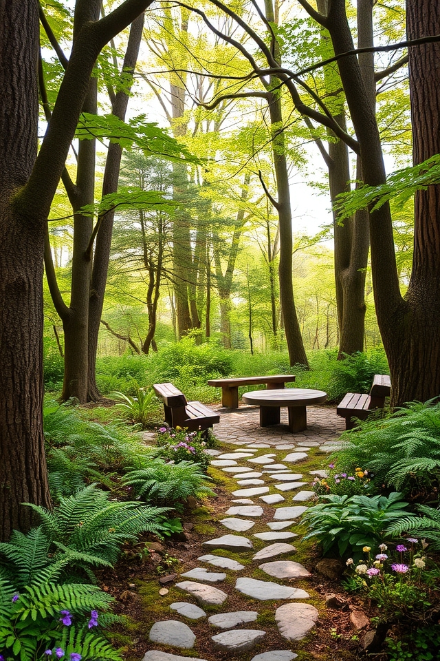 transform into serene greenery