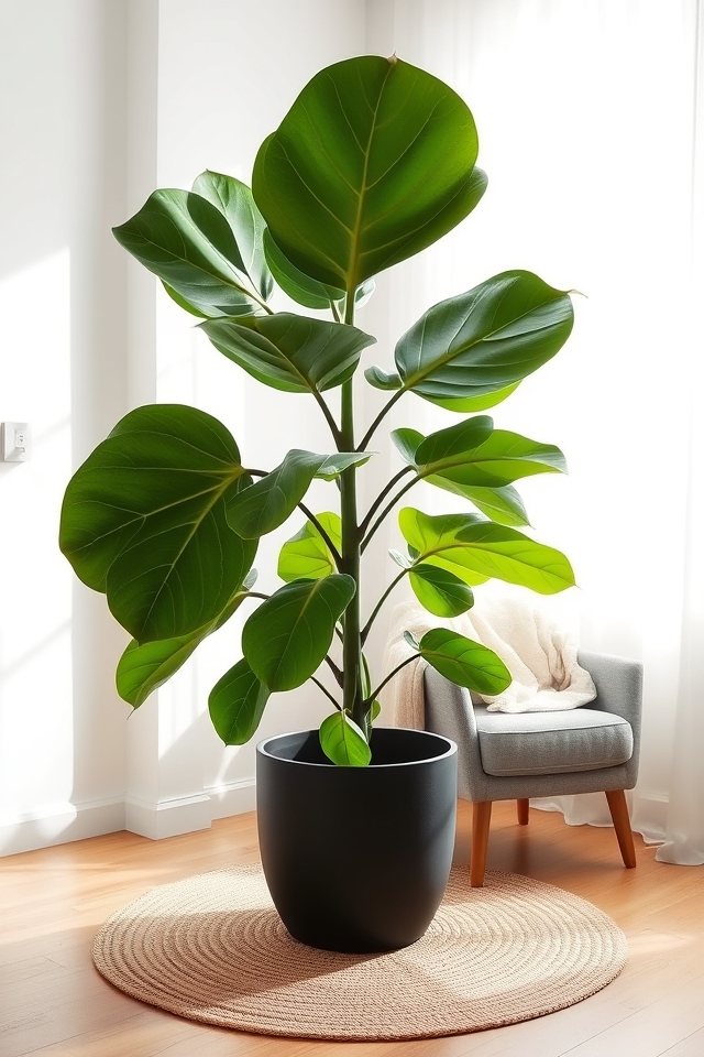 trendy violin shaped fig plant