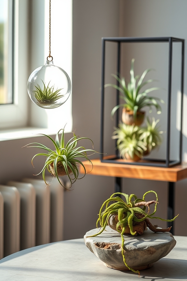 unique holders for air plants