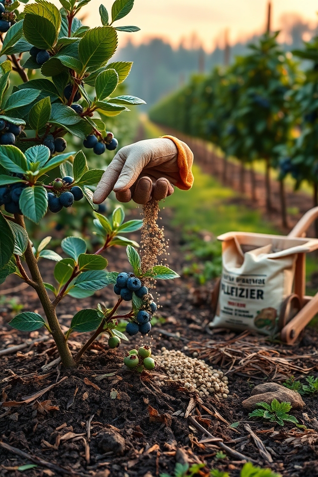 use balanced acidic fertilizer