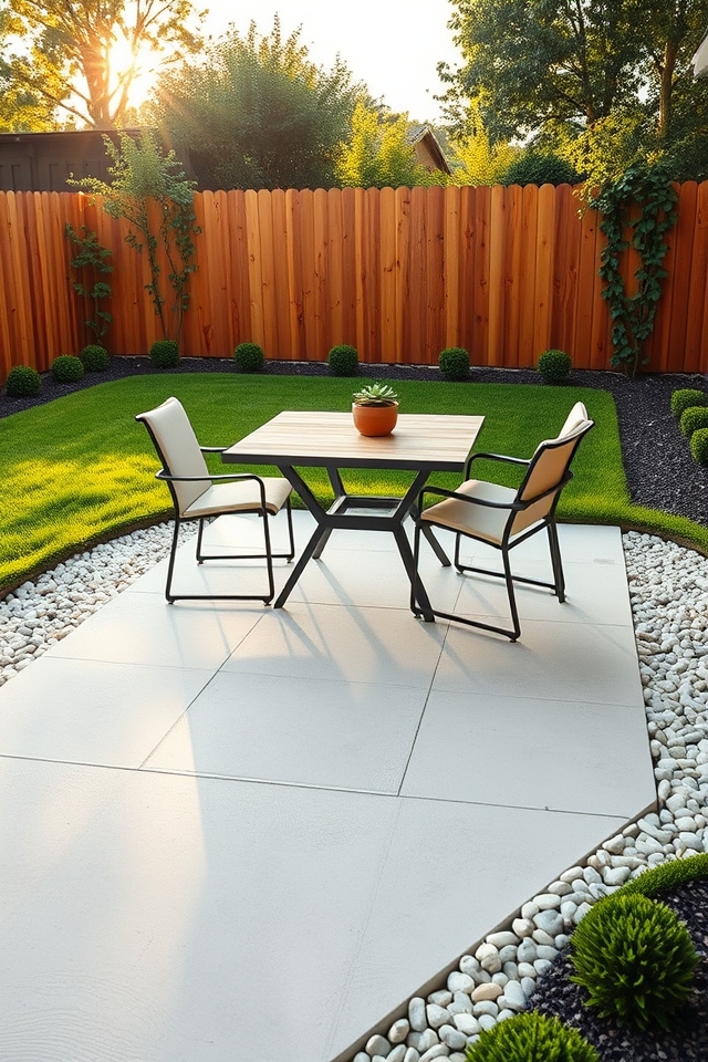 use small smooth pebbles