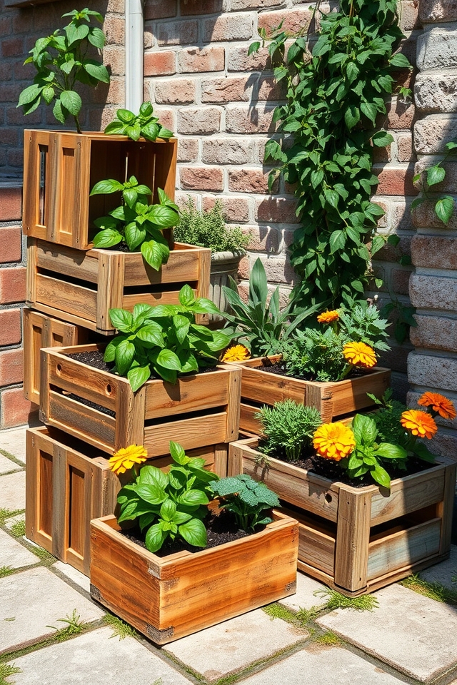 versatile stackable garden crates