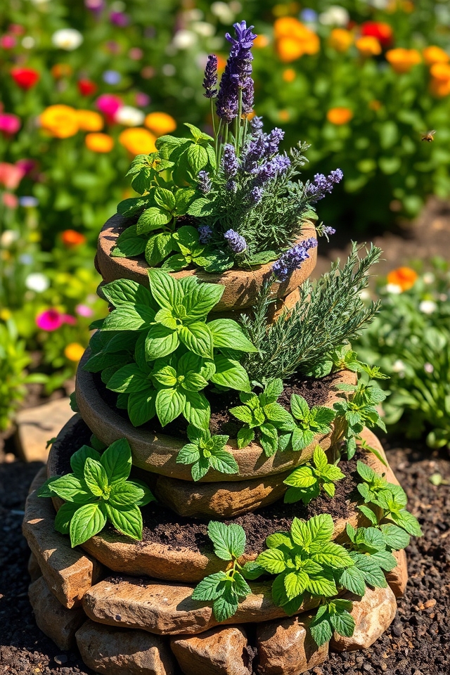 vertical garden for herbs
