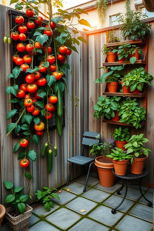 vertical gardening maximizes space
