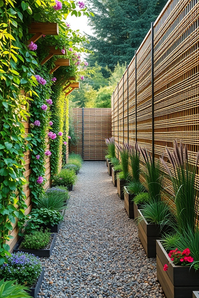 vertical gardens enhance privacy