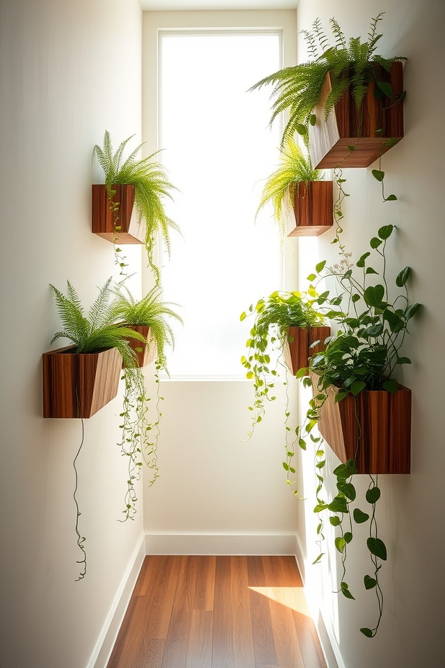 vertical greenery for hallways