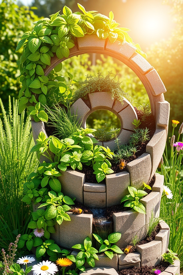 vertical herb garden design