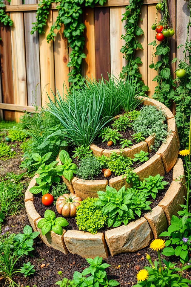 vertical herb garden design