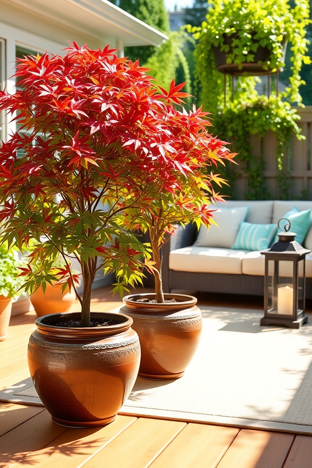 vertical interest in patios