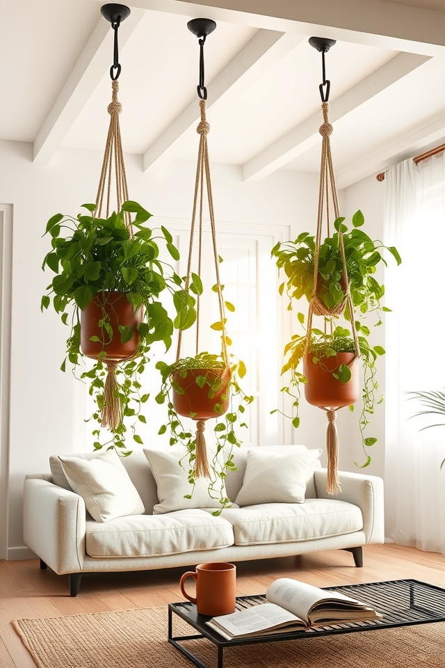 vertical space ceiling hooks
