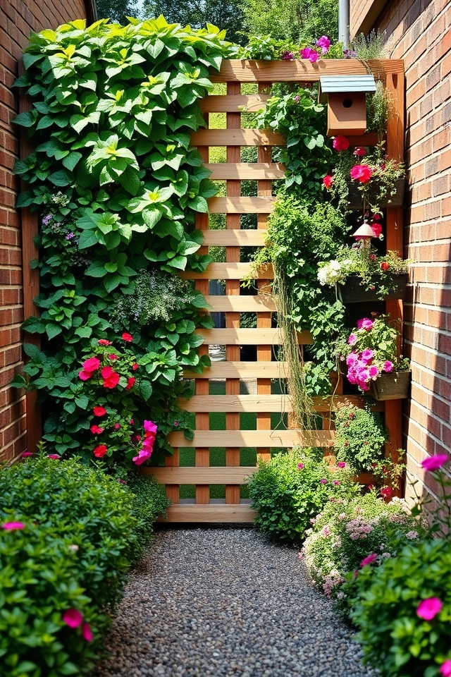 vertical space for gardening