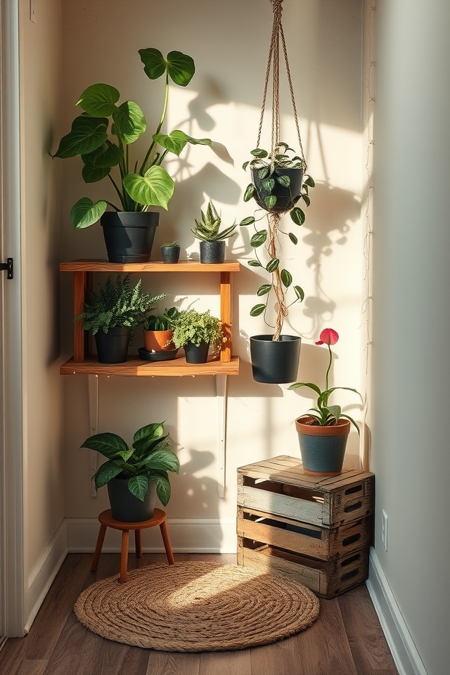vertical space plant nooks