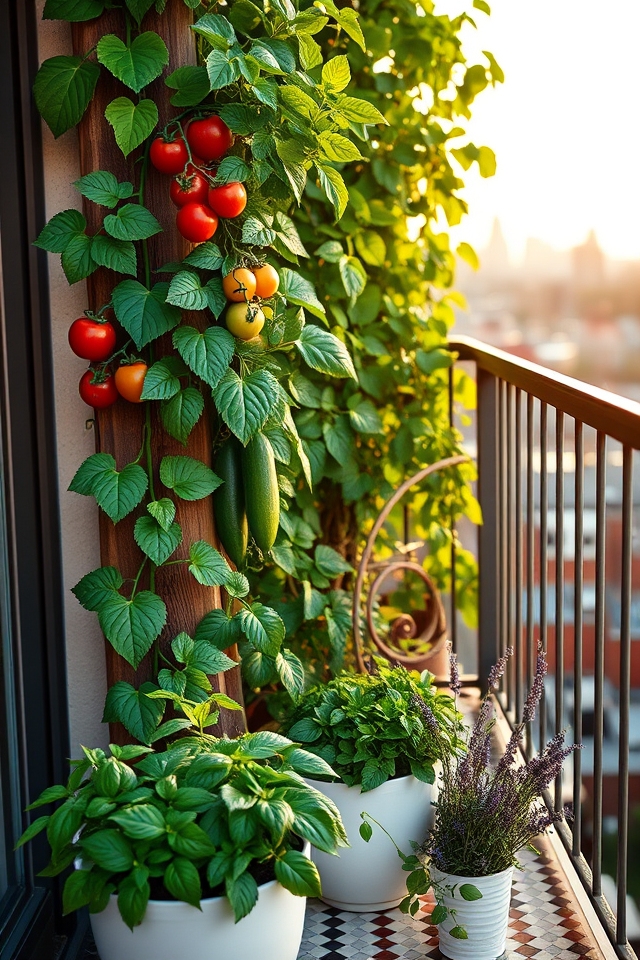 vertical trellis for climbing plants