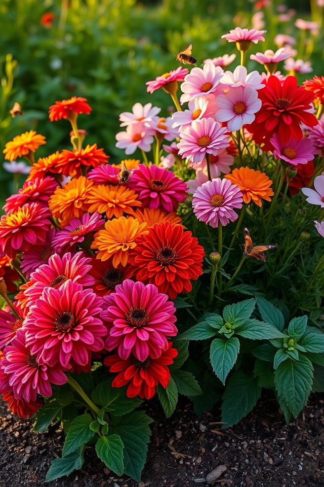 vibrant annual flower mix