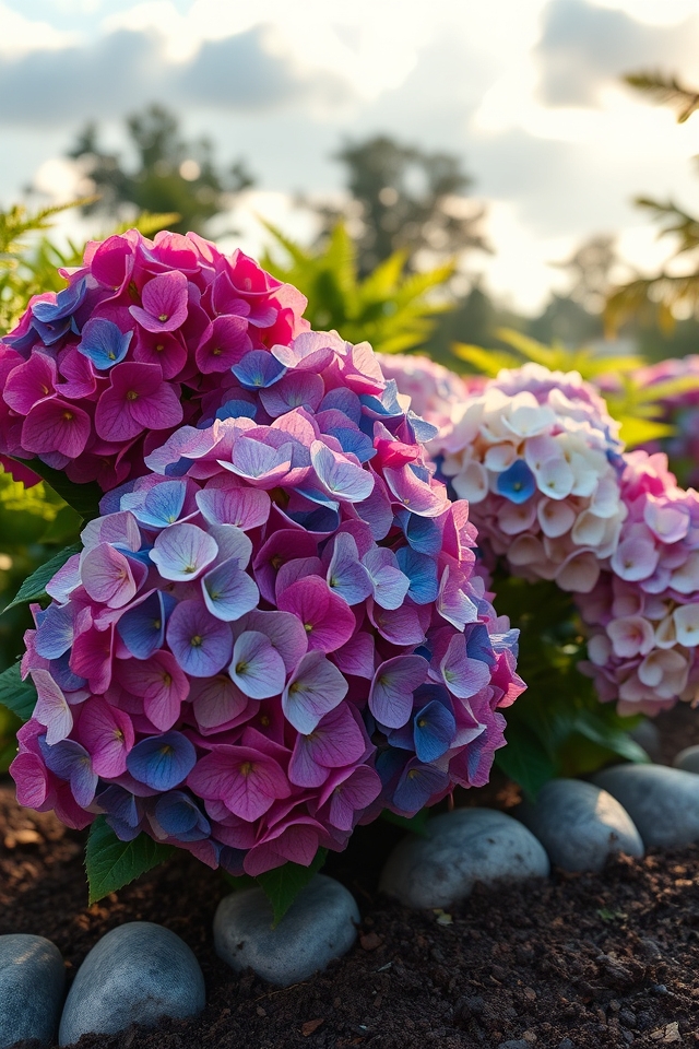vibrant blooms change colors