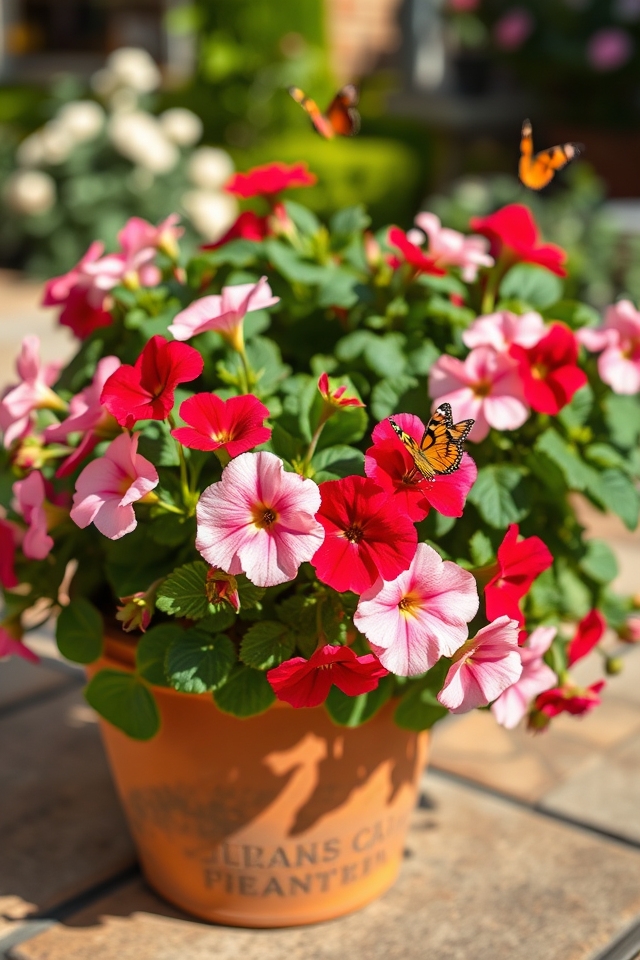 vibrant blooms for container gardening