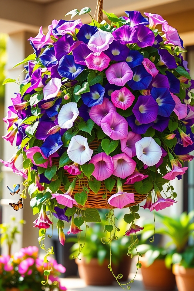 vibrant climbing plant beauty