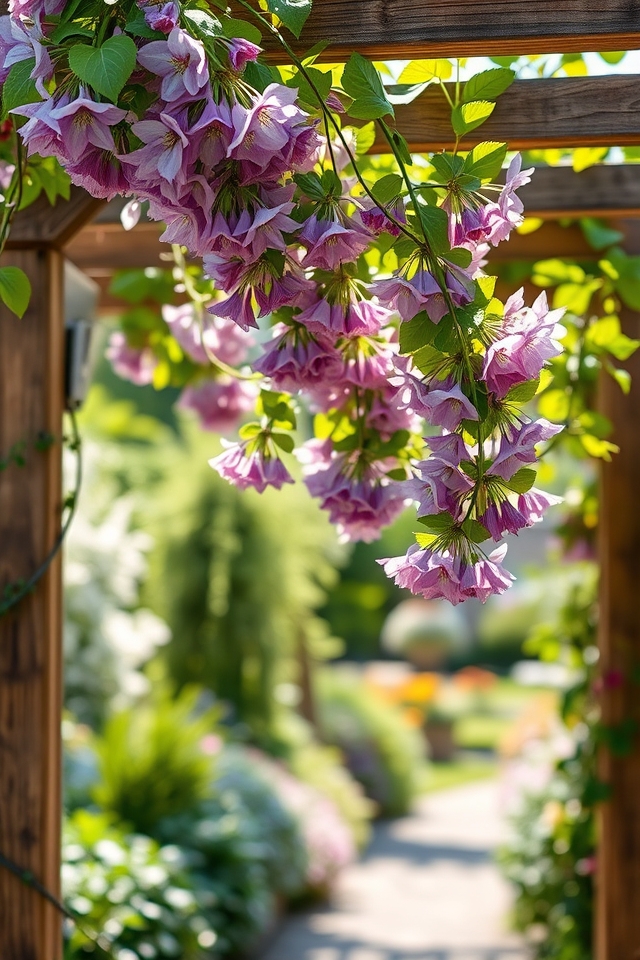 vibrant climbing vine beauty