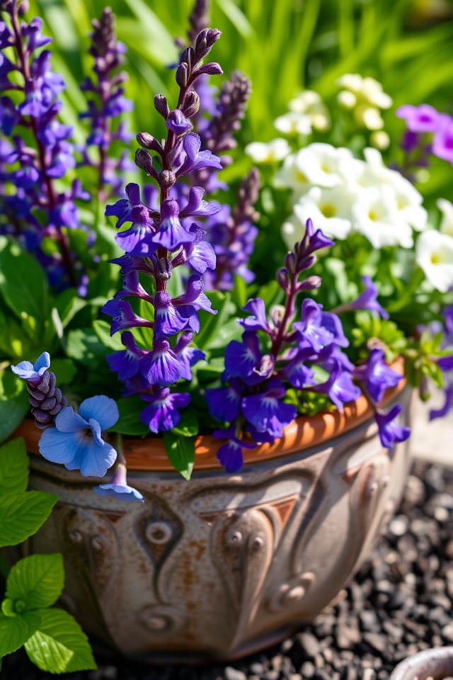 vibrant drought resistant container flower