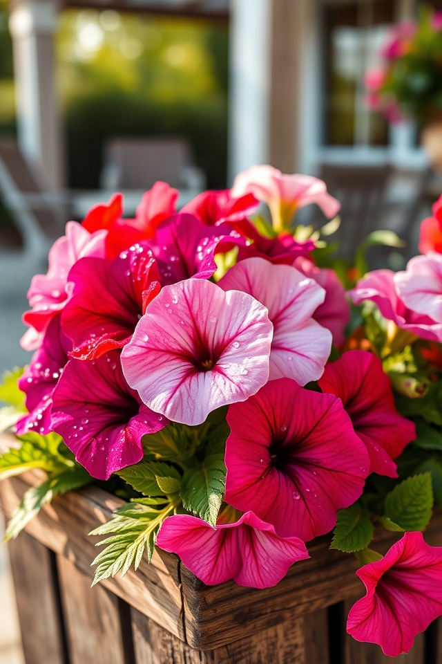 vibrant drought resistant container flowers