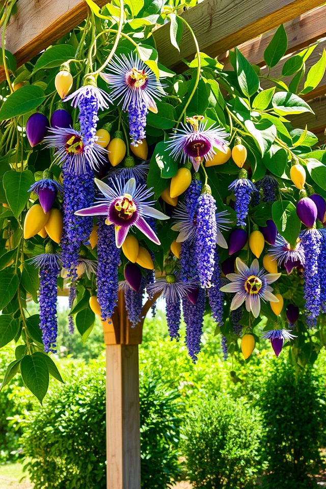 vibrant edible flowering vine