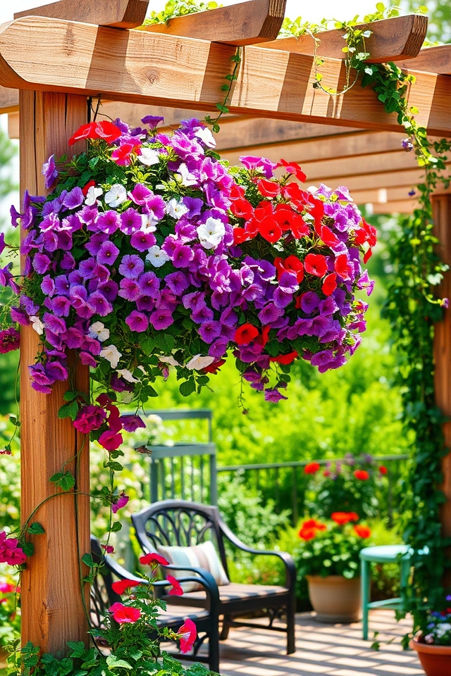 vibrant flower boxes oasis