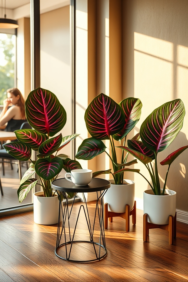 vibrant foliage for cafes