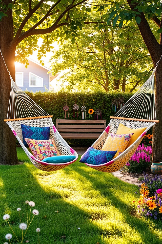 vibrant hammocks for relaxation
