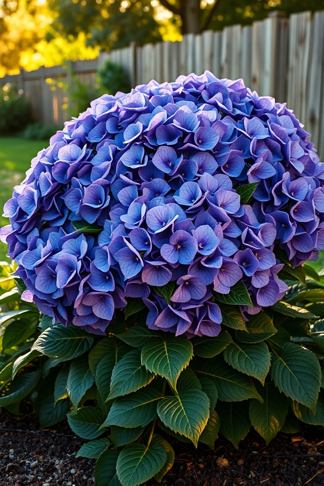 vibrant hydrangeas thrive dramatically