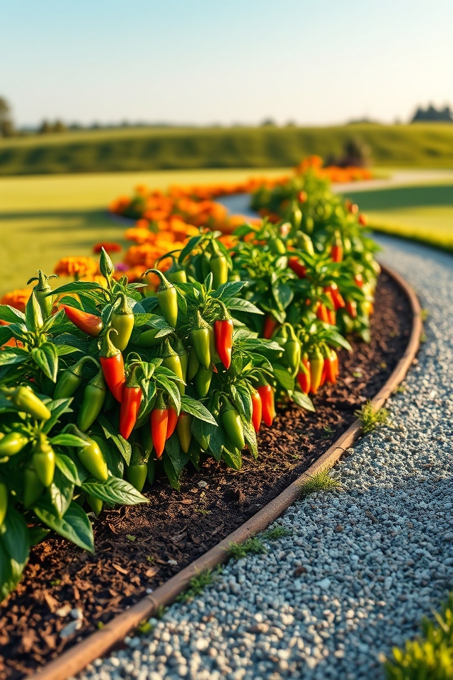 vibrant jalape o pepper borders